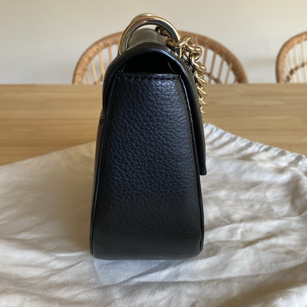 Kate Spade ♠️ Greenwood place Rita black handbag with strap and gold chain - Picture 7 of 17